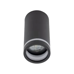 TK Lighting Deckenspot Metall Ø 5,5 cm H: 11 cm klein rund Schwarz GU10< Spots|Flurlampen