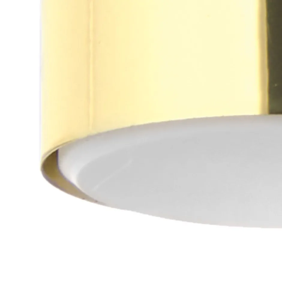 Deckenleuchten|Flurlampen*TK Lighting Deckenspot Metall klein Ø 8 cm flach blendarm in Gold