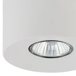 TK Lighting Deckenspot Weiß Metall Ø 11 cm rund flach GU10< Spots|Küchenlampen