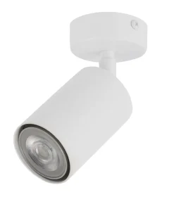 Sigma Deckenspot Weiß Zylinder Metall Zeitlos GU10 schwenkbar< Spots|Wandleuchten