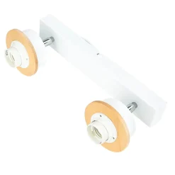 Deckenleuchten|Flurlampen*Lamkur Deckenstrahler Aufbau Weiß Modern Stoff wohnlich