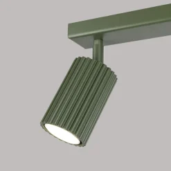 Sollux Deckenstrahler 2-flammig B: 30 cm klein schwenkbar GU10 Grün< Flurlampen|Wohnzimmerlampen