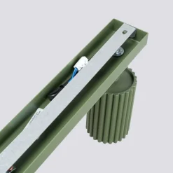 Sollux Deckenstrahler 3-flammig GU10 B: 45 cm Grün aus Aluminium< Wohnzimmerlampen|Metall Lampen