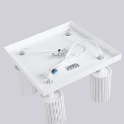 Flurlampen|Wohnzimmerlampen*Sollux Deckenstrahler 4-flammig GU10 B: 25 cm klein Weiß Modern