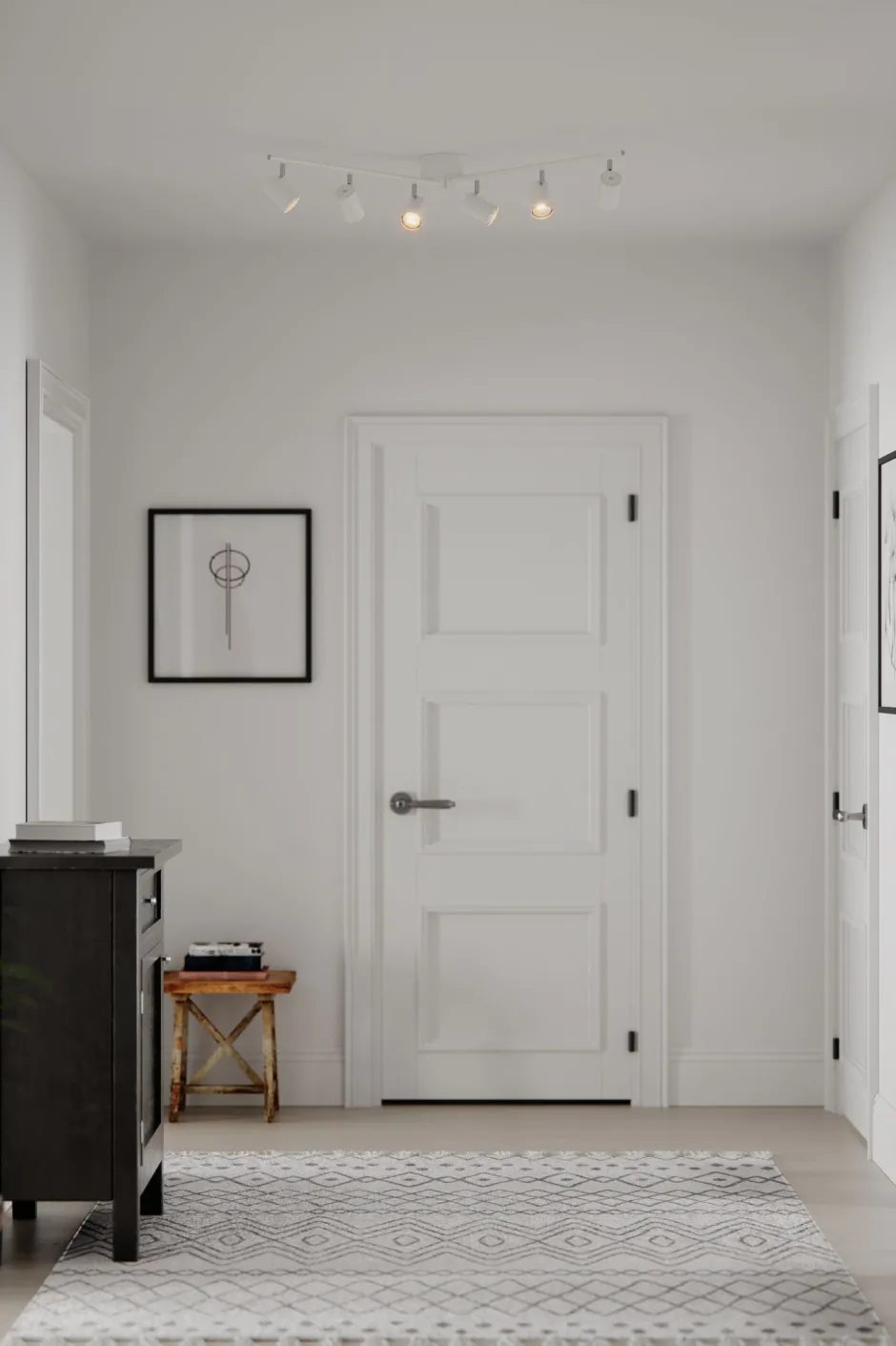 By Rydéns Deckenstrahler 6-flammig GU10 124 cm lang XXL Weiß< Flurlampen|Wohnzimmerlampen