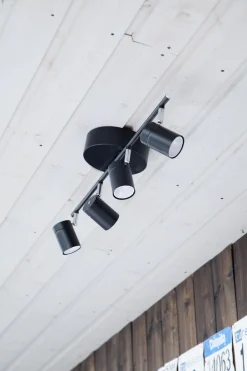 Flurlampen|Wohnzimmerlampen*By Rydéns Deckenstrahler 4-flammig GU10 83 cm lang Schwarz Metall