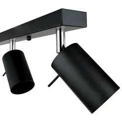 Easylight Deckenstrahler 4-flammig GU10 80 cm lang Schwarz Metall< Deckenleuchten|Flurlampen