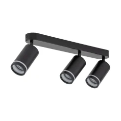 Deckenleuchten|Spots*TK Lighting Deckenstrahler 3-flammig Schwarz 55 cm lang Metall GU10