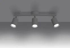 Sollux Deckenstrahler GU10 3-flammig Weiß Metall verstellbar< Deckenleuchten|Flurlampen