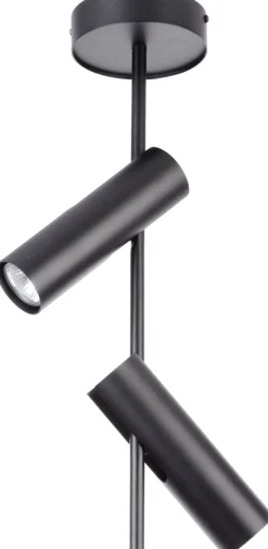 Deckenleuchten|Spots*Sigma Deckenstrahler GU10 Schwarz Metall flexibel H:55 cm