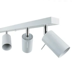 Easylight Deckenstrahler Metall 118 cm lang 6-flammig GU10 Weiß< Deckenleuchten|Flurlampen