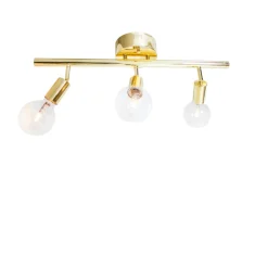 By Rydéns Deckenstrahler Metall 60 cm lang in Messing E27 3-flammig< Flurlampen|Wohnzimmerlampen