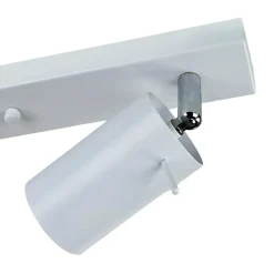 Deckenleuchten|Flurlampen*Easylight Deckenstrahler Metall 4-flammig 80 cm länglich GU10 Weiß