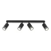 TK Lighting Deckenstrahler Metall Schwarz 74 cm lang 4-flammig GU10< Deckenleuchten|Spots