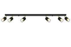 Sollux Deckenstrahler Metall Schwarz Gold 117 cm lang HAMIDE< Deckenleuchten|Flurlampen