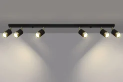 Sollux Deckenstrahler Metall Schwarz Gold 117 cm lang HAMIDE< Deckenleuchten|Flurlampen