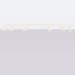 Sollux Deckenstrahler Modern 6-flammig GU10 117 cm lang in Creme< Flurlampen|Wohnzimmerlampen