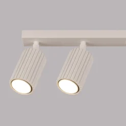 Sollux Deckenstrahler Modern 6-flammig GU10 117 cm lang in Creme< Flurlampen|Wohnzimmerlampen
