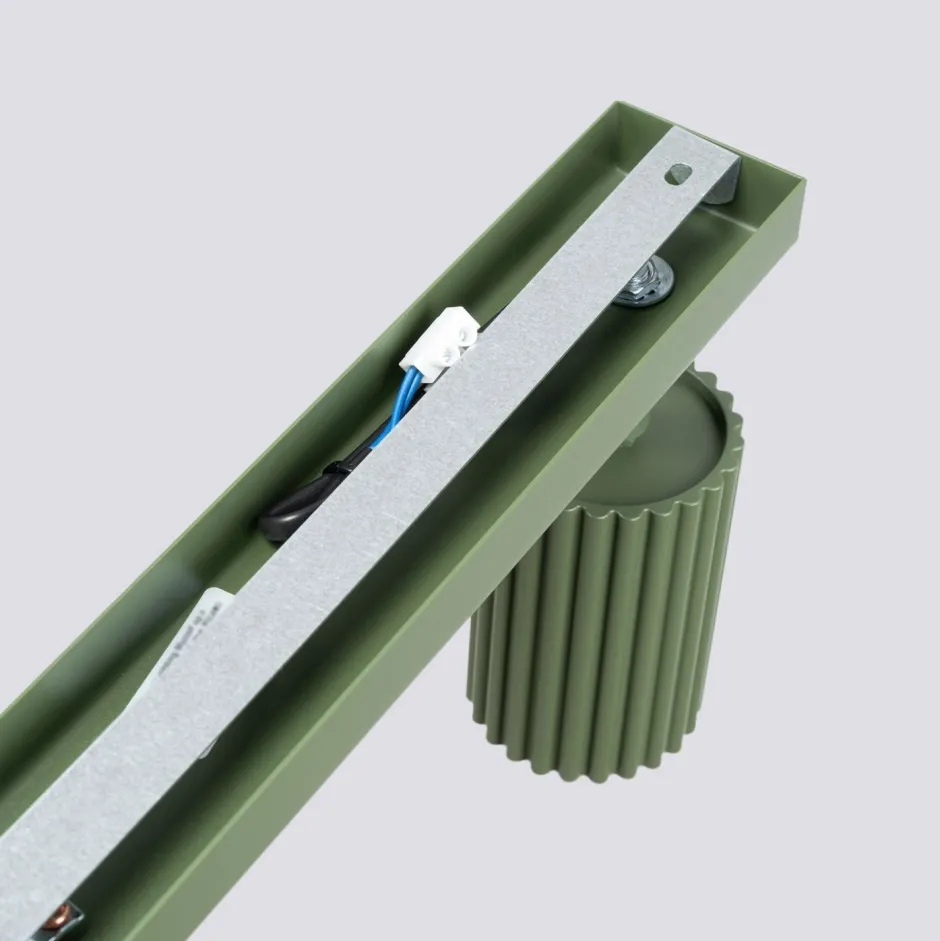 Flurlampen|Wohnzimmerlampen*Sollux Deckenstrahler Modern GU10 4-flammig 81 cm lang in Grün