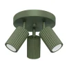 Sollux Deckenstrahler Modern rund Ø 19,5 cm klein Grün 3x GU10< Flurlampen|Wohnzimmerlampen