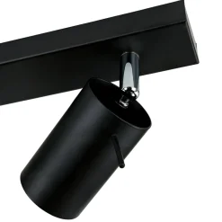 Easylight Deckenstrahler Schwarz Metall 6-flammig 118 cm schwenkbar< Deckenleuchten|Flurlampen