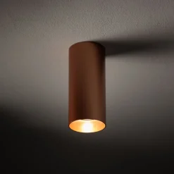 Nowodvorski Deckenstrahler Stahl GU10 in Kupfer Ø5,5 cm elegant< Metall Lampen|Küchenlampen