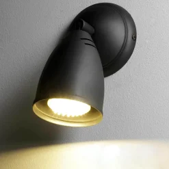 Giovanni Battista Deckenstrahler Stoccolma Schwarz< Wandleuchten|Flurlampen