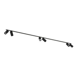 Deckenleuchten|Spots*Nowodvorski Deckenstrahler Unterputz 2x 2m lang 6-flammig GU10 Schwarz