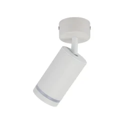 TK Lighting Deckenstrahler Weiß Ø 5,5 cm H: max. 13,5 cm GU10 Metall< Spots|Badezimmer Lampe