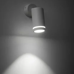 TK Lighting Deckenstrahler Weiß Ø 5,5 cm H: max. 13,5 cm GU10 Metall< Spots|Badezimmer Lampe