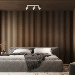 TK Lighting Deckenstrahler Weiß 55 cm lang Metall GU10 3-flammig< Deckenleuchten|Flurlampen