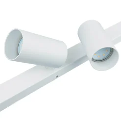 Nowodvorski Deckenstrahler Weiß 200 cm lang 6-flammig GU10 verstellbar< Metall Lampen|Wohnzimmerlampen