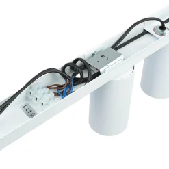 Nowodvorski Deckenstrahler Weiß 200 cm lang 6-flammig GU10 verstellbar< Metall Lampen|Wohnzimmerlampen