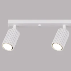 Sollux Deckenstrahler Weiß 4-flammig GU10 81 cm lang schwenkbar< Wohnzimmerlampen|Metall Lampen