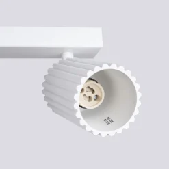 Sollux Deckenstrahler Weiß 4-flammig GU10 81 cm lang schwenkbar< Wohnzimmerlampen|Metall Lampen