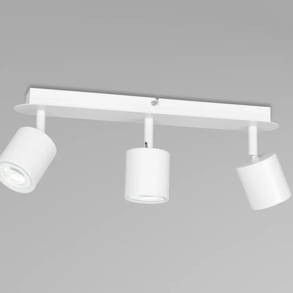 Luminex Deckenstrahler Weiß 3-flammig GU10 schwenkbar< Deckenleuchten|Spots