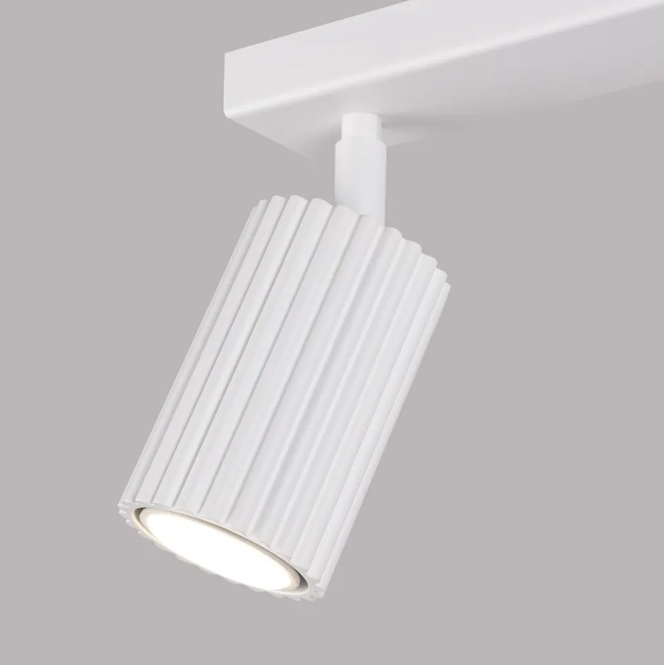 Flurlampen|Wohnzimmerlampen*Sollux Deckenstrahler Weiß GU10 2-flammig B: 30 cm klein Modern