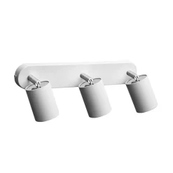 Wohnzimmerlampen|Moderne Lampen*Nowodvorski Deckenstrahler Weiß Metall 3-flammig GU10 Modern