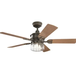 Elstead Deckenventilator mit Beleuchtung Ø132cm Fernbedienung< Deckenleuchten
