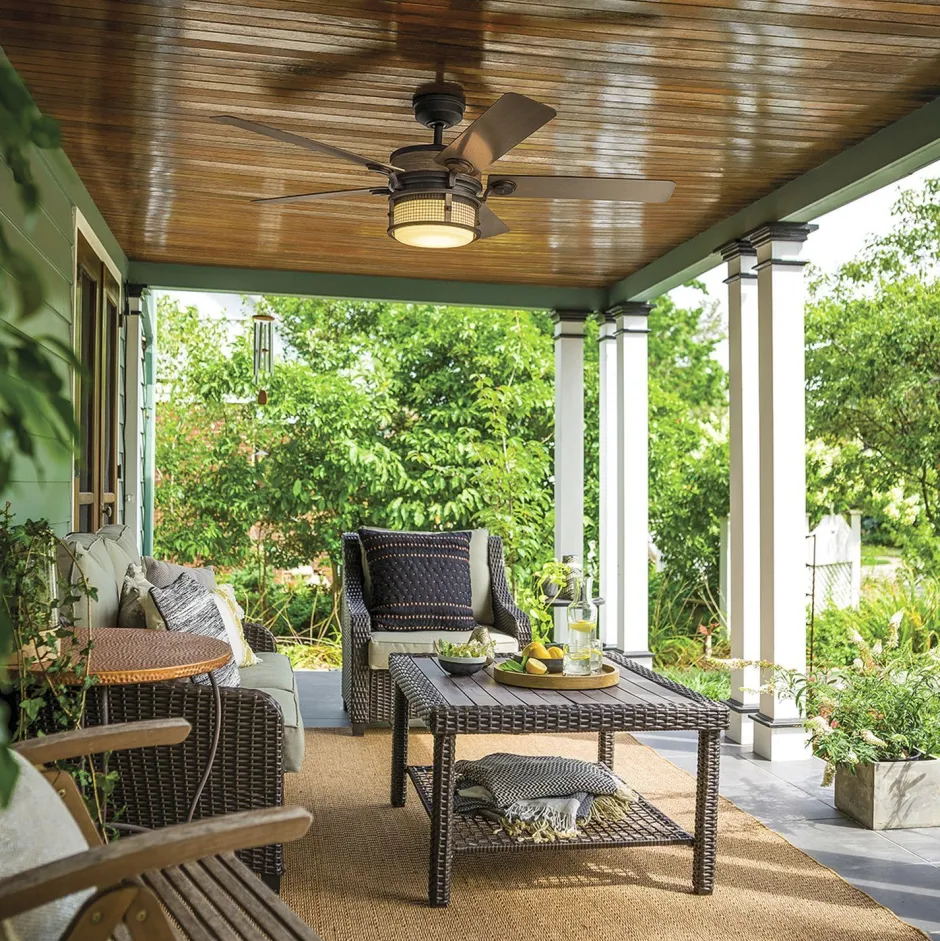 Deckenleuchten*Elstead Deckenventilator mit Beleuchtung LED dimmbar Ø152cm