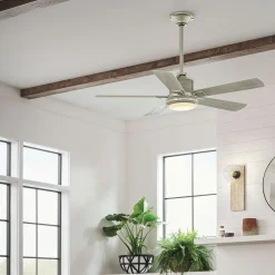 Deckenleuchten*Elstead Deckenventilator mit Fernbedienung LED Beleuchtung dimmbar