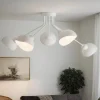 Sigma Dekorative Deckenleuchte Weiß Metall Mehrflammig E27< Designerlampen|Moderne Lampen