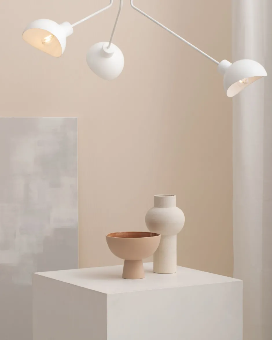 Sigma Dekorative Deckenleuchte Weiß Metall Mehrflammig E27< Designerlampen|Moderne Lampen