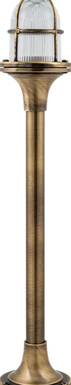 Lido Dekorative Gartenleuchte Messing H:62cm IP54< Rustikale Lampen|Messinglampen