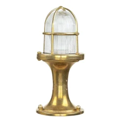 Rustikale Lampen|Metall Lampen*Lido Dekorative Gartenleuchte Messing H:25cm Maritim