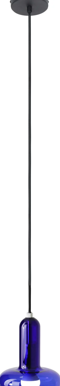 Eco-Light Dekorative Hängelampe Glas Blau E14 B:15 cm Modern< Wohnzimmerlampen|Glaslampen