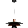 Luminex Dekorative Hängelampe Schwarz Kupfer Ø34 cm E27 Modern< Hängelampen|Bürolampen