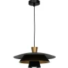 Luminex Dekorative Hängelampe Schwarz Gold Ø34 cm E27 Modern< Hängelampen|Bürolampen