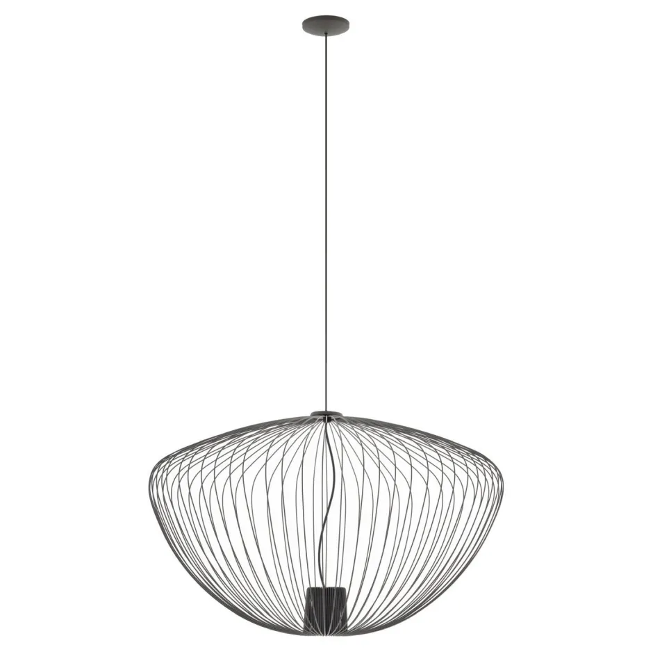 Hängelampen|Bürolampen*Nowodvorski Dekorative Pendelleuchte Metall Umbra Grau GU10 L:70 cm