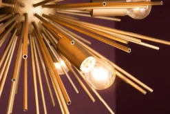 Invicta Interior Dekorative Pendelleuchte in Gold kunstvoll ISADIA< Hängelampen|Esszimmer Lampen